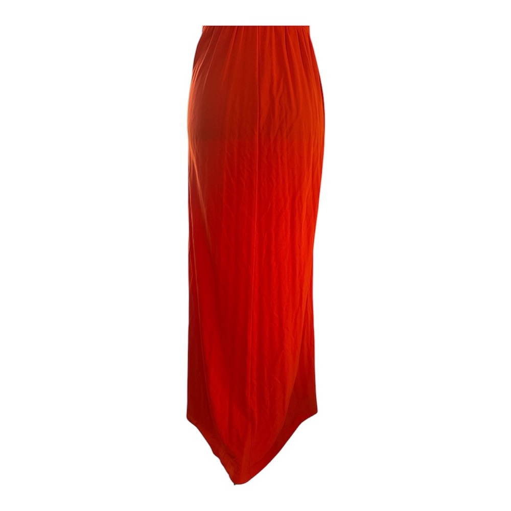 Maeve Anthropologie Orange Maxi Dress Open Back Sleeveless Size 2 - Picture 7 of 8